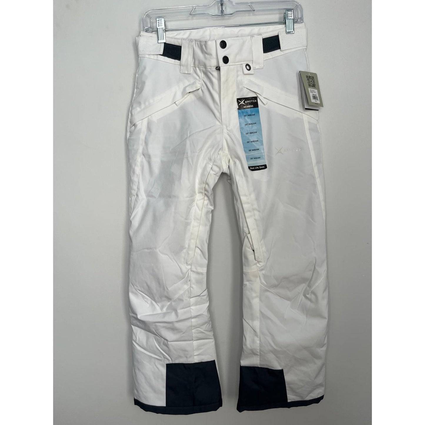 Arctix Snow Pants Women XS White Black Waterproof Insulated NWT