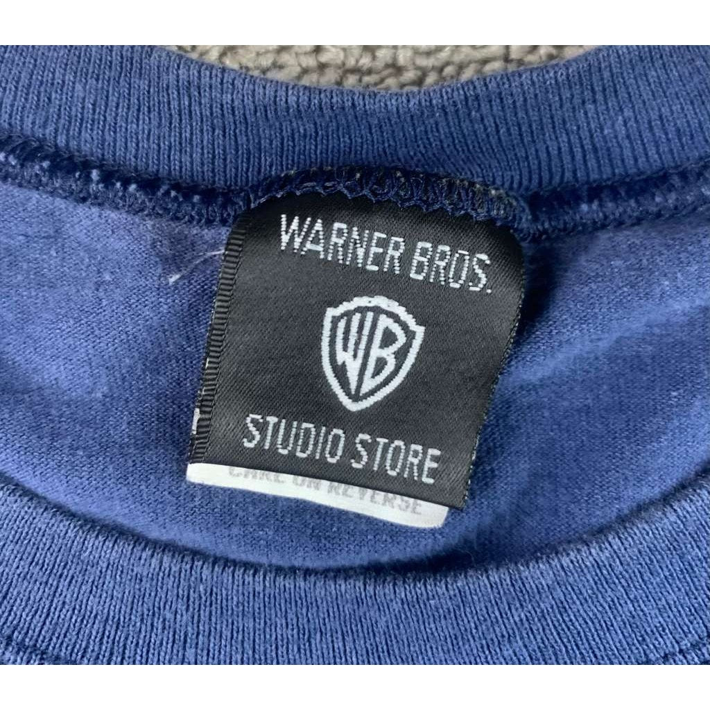 Vintage Warner Bros Studio Men’s 2XL Blue Tweety Bird Crewneck T Shirt USA Made