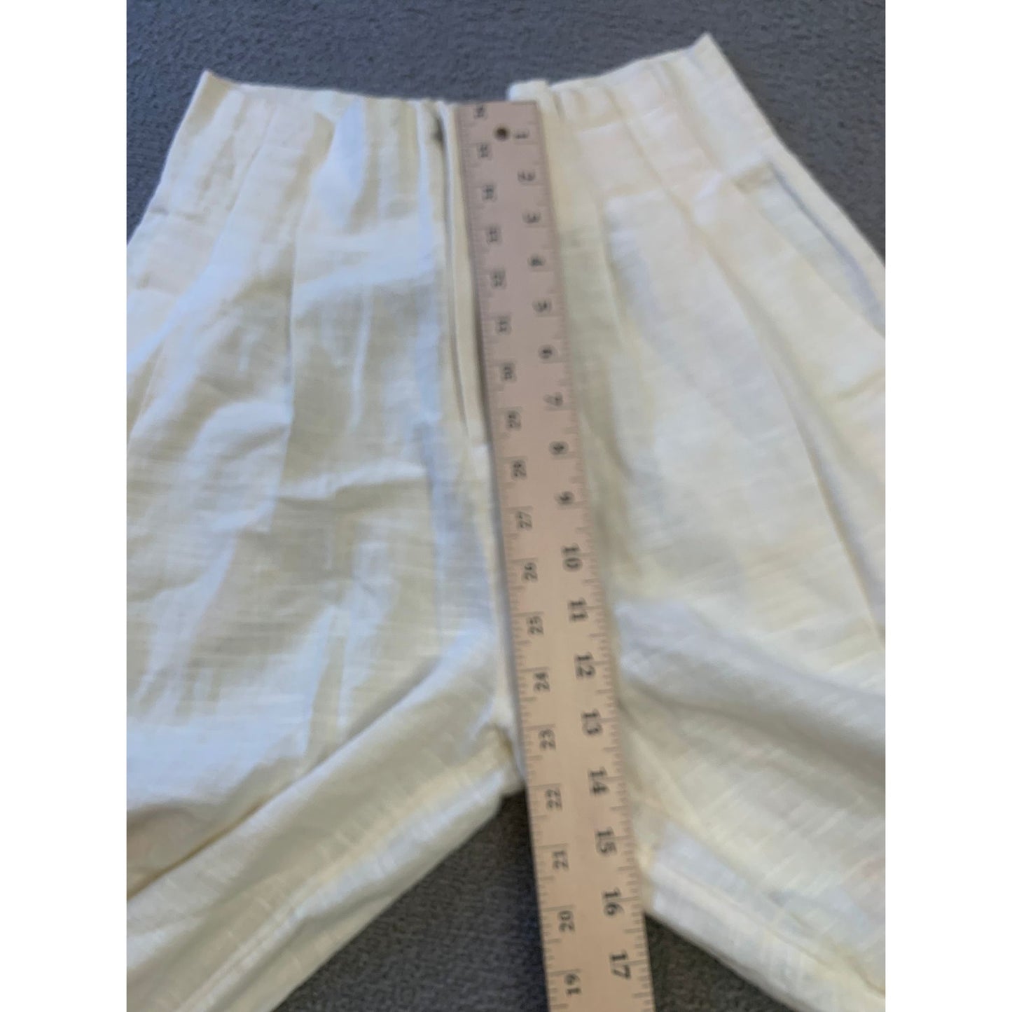 L SPACE Female Medium White Cotton Havana Pants Light Summer