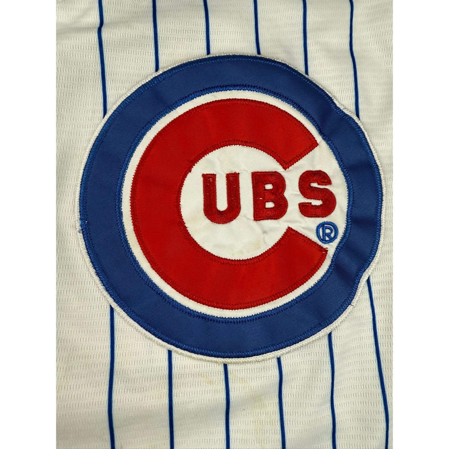Majestic Chicago Cubs CoolBase Pinstripe Jake Arrieta #49 Baseball Jersey Size M