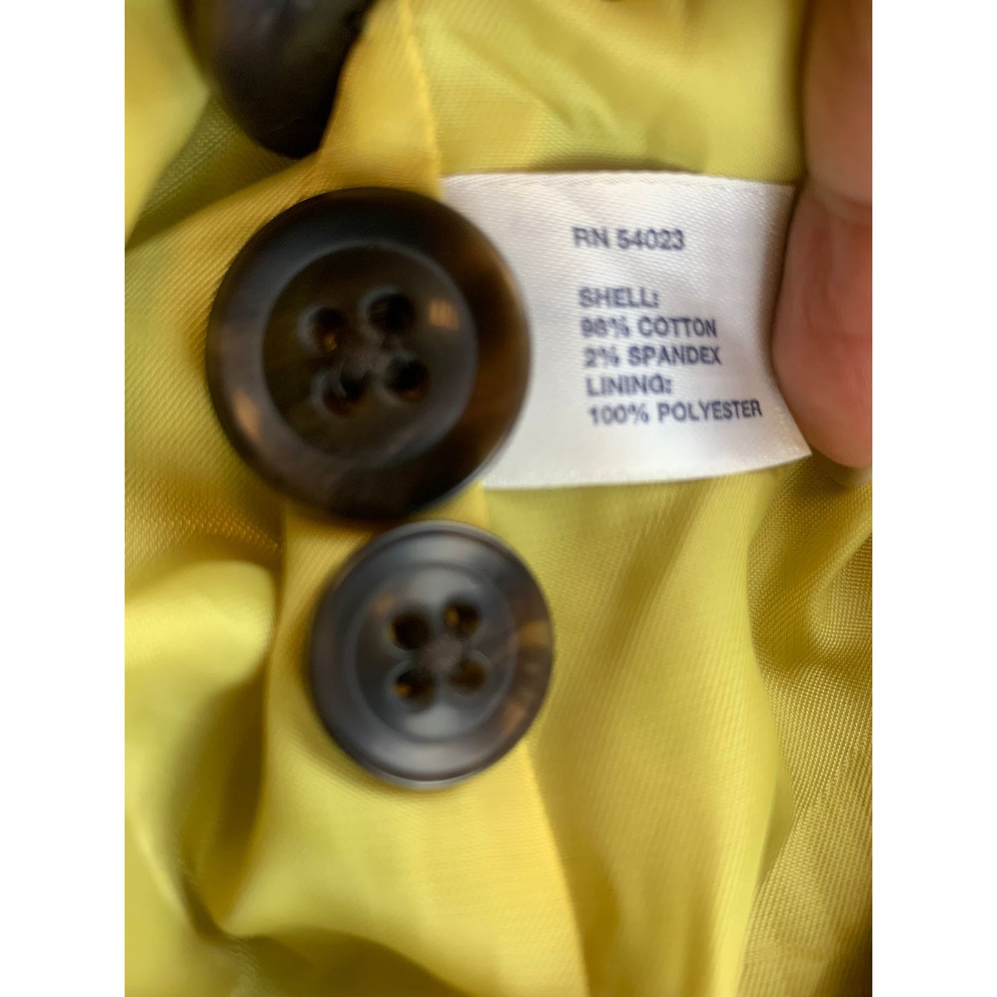 GAP Trench Coat Men's Medium Khaki Belted Double Breasted Removable Wool Liner