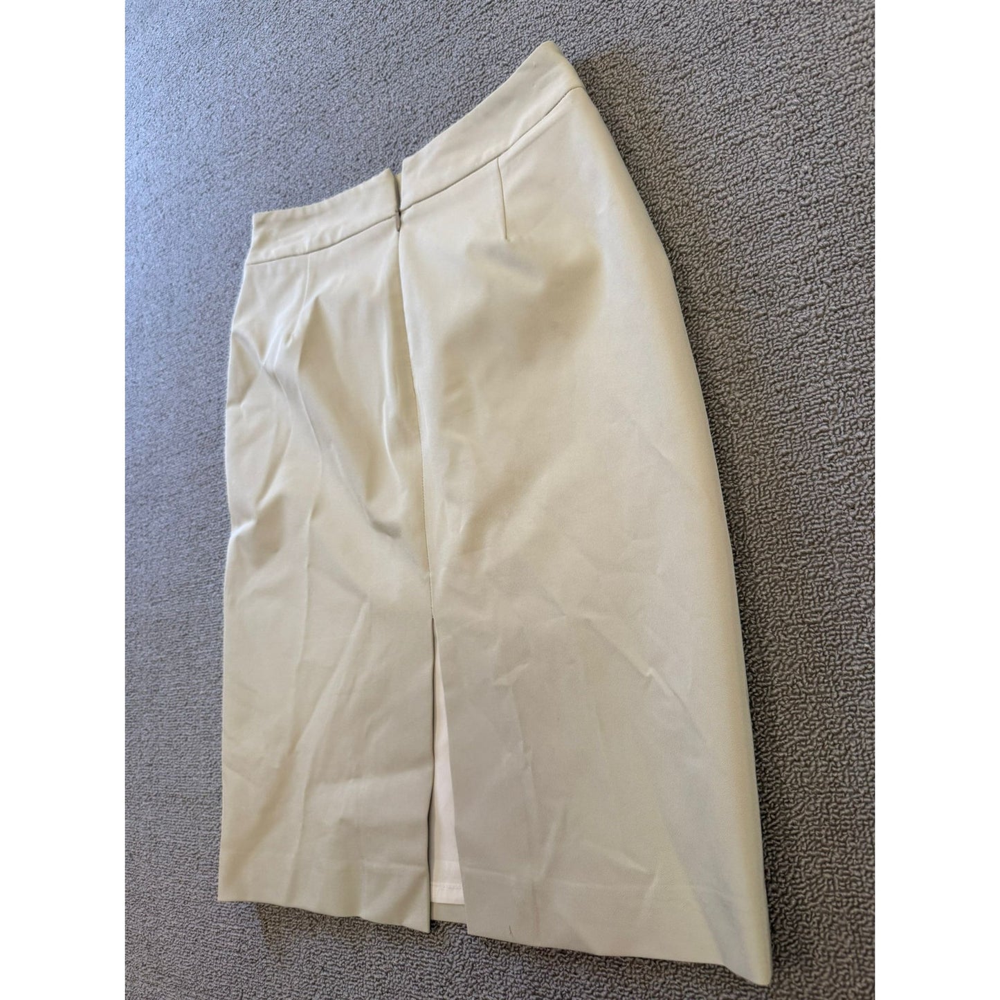 TEENFLO Women's Pencil Skirt Size 2 White Career Business Professional