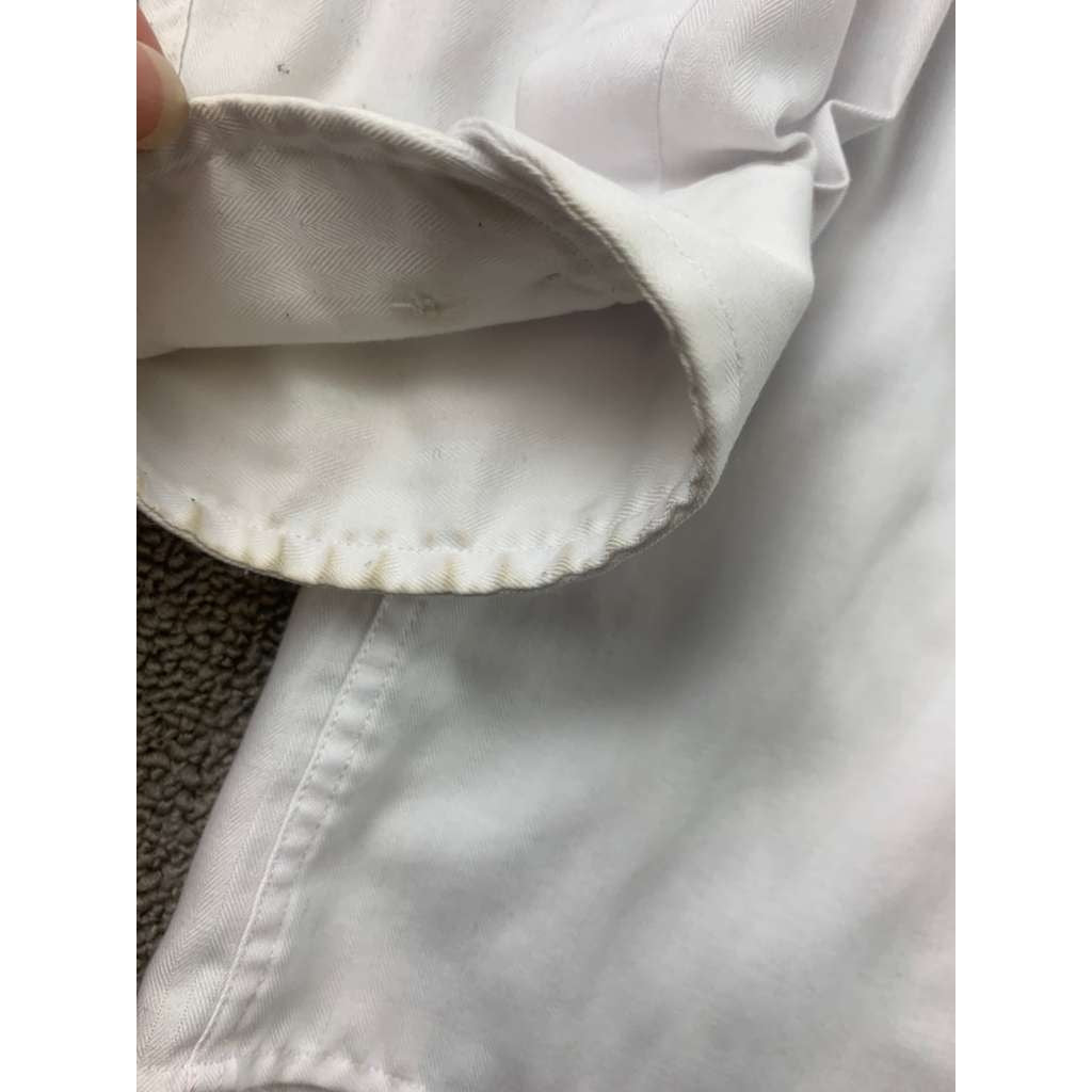US POLO ASSN. White Button-Down Dress Shirt Wrinkle-Free Men's Size Extra Large