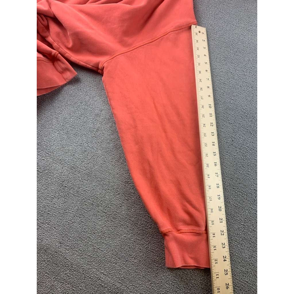 Adidas Originals Dyed Hoodie Men 2XL Coral Pullover Sweatshirt