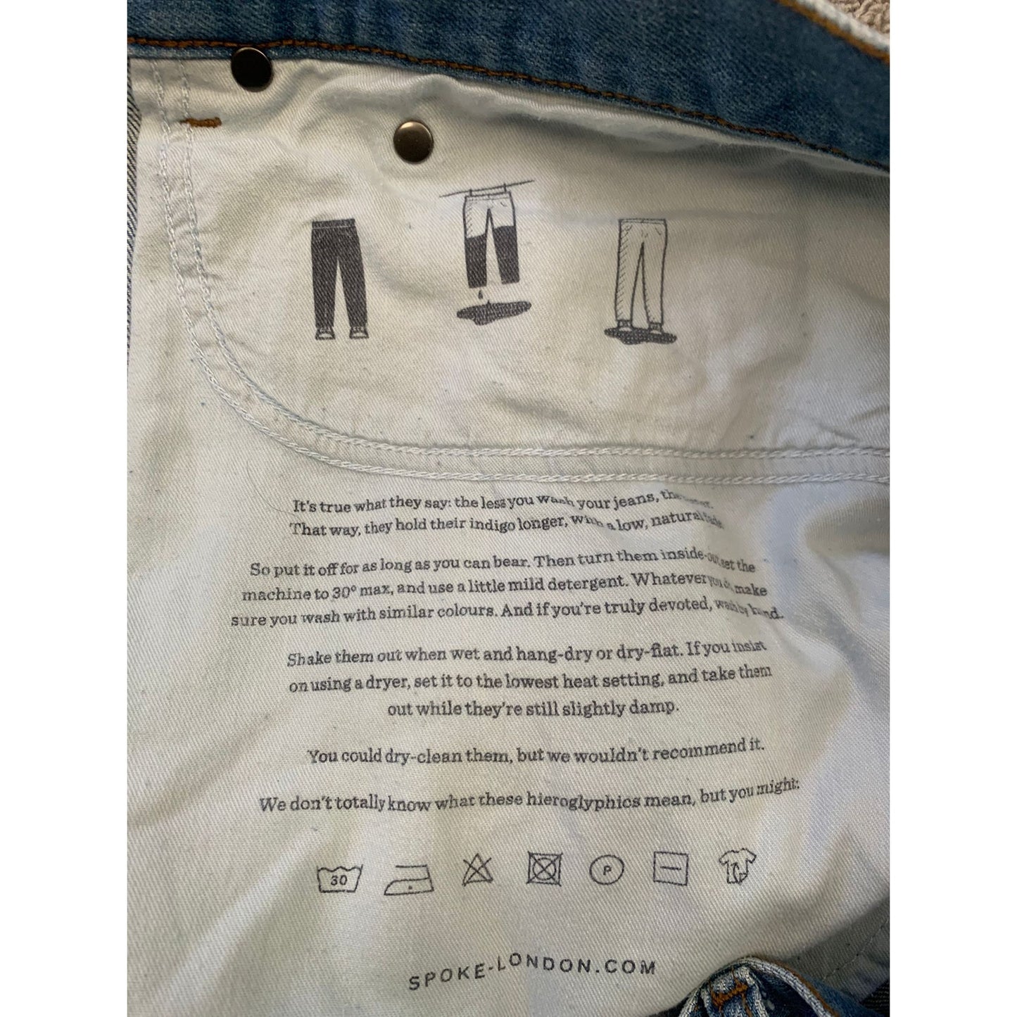 Spoke Mens 42 Jeans Blue Build A Regular Fit Straight