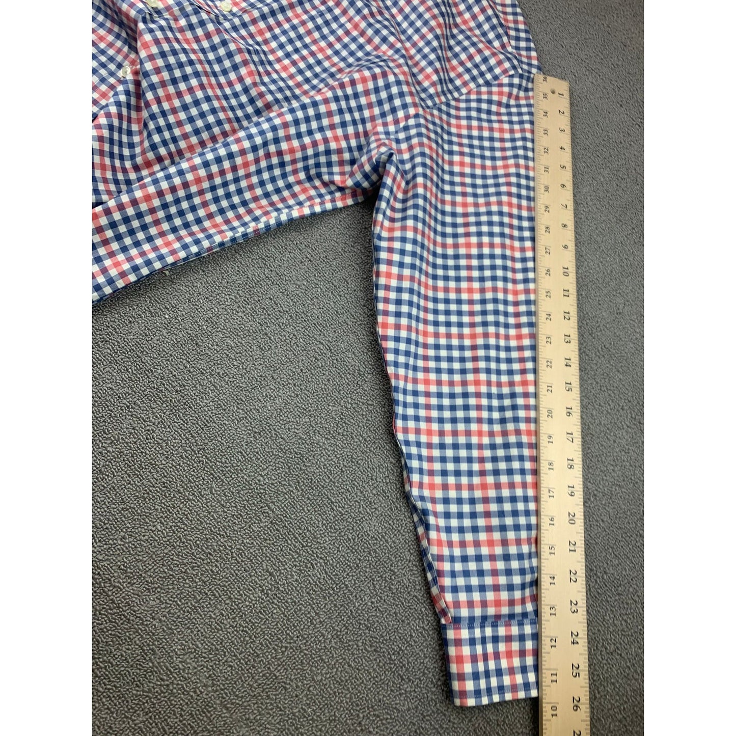 Y2K Brooks Brothers Shirt Men's XL Red Blue Check Button Up 346 Casual Preppy