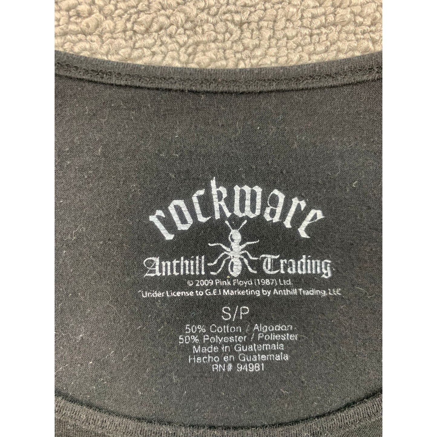 Rockware Anthill Trading Pink Floyd Women's T-shirt Band Concert Small