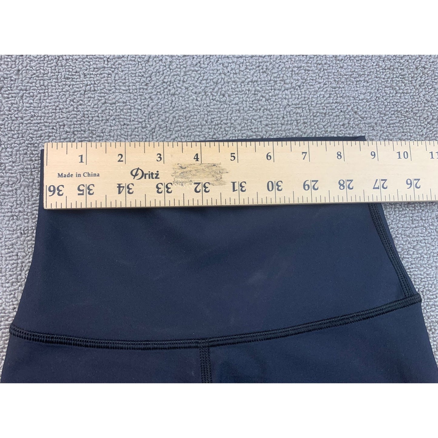 Aritzia TNA Women XXS Navy Blue Activewear Ribbed Ruched Sports Bra & Short Set