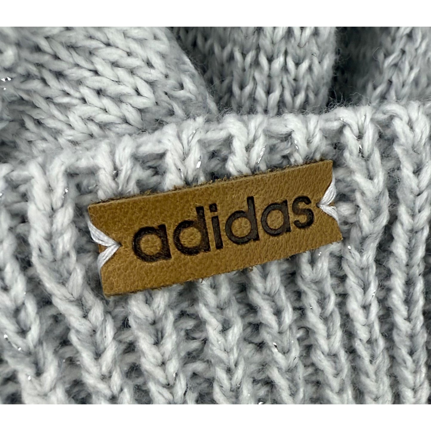 Adidas Twilight II Lurex Ballie Beanie Hat Women's One Size Gray