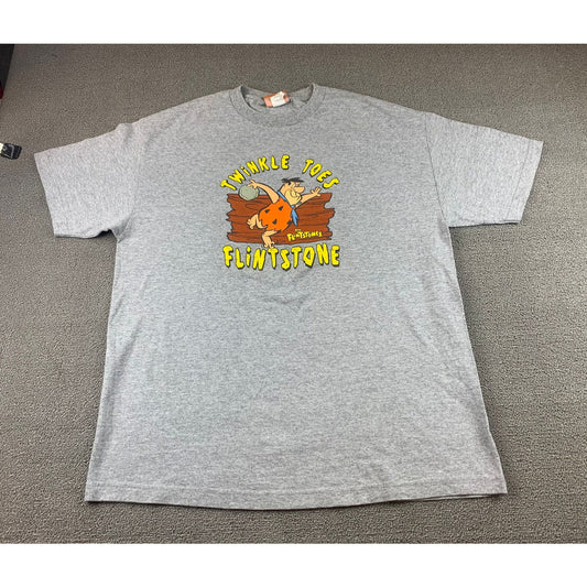 Vintage 2003 The Flintstones Men's Fred Flintstone Bowling Shirt Sz L/XL