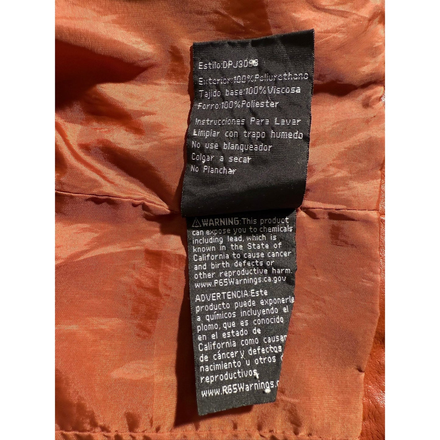 Coalition LA Quilted Faux Leather Moto Jacket Women Small Brown