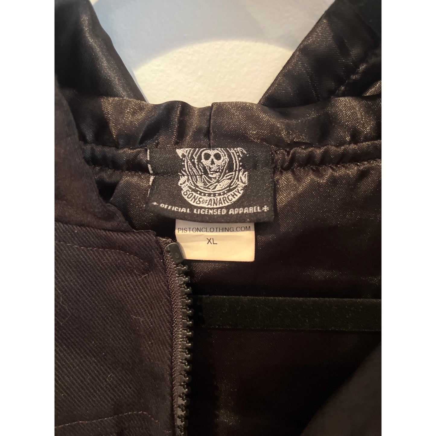2013 Sons Of Anarchy Road Gear Jacket - Women’s XL- Black W/ Fleece Sleeves