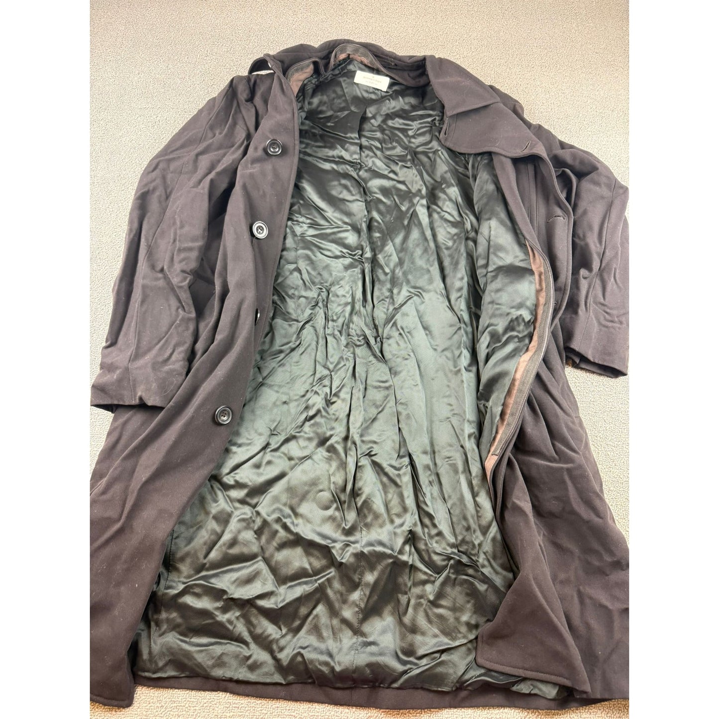 Ermenegildo Zegna Soft Men's Overcoat 48 Brown Made in Italy Cupro Viscose Coat