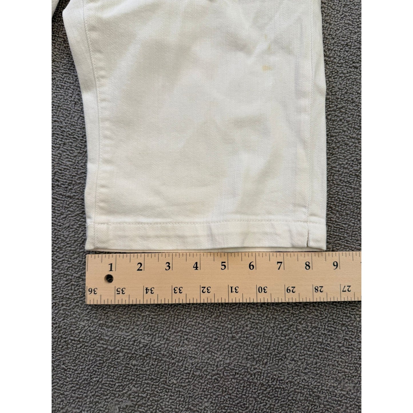 Paige Women's 25 White Jean Denim Shorts Bermuda