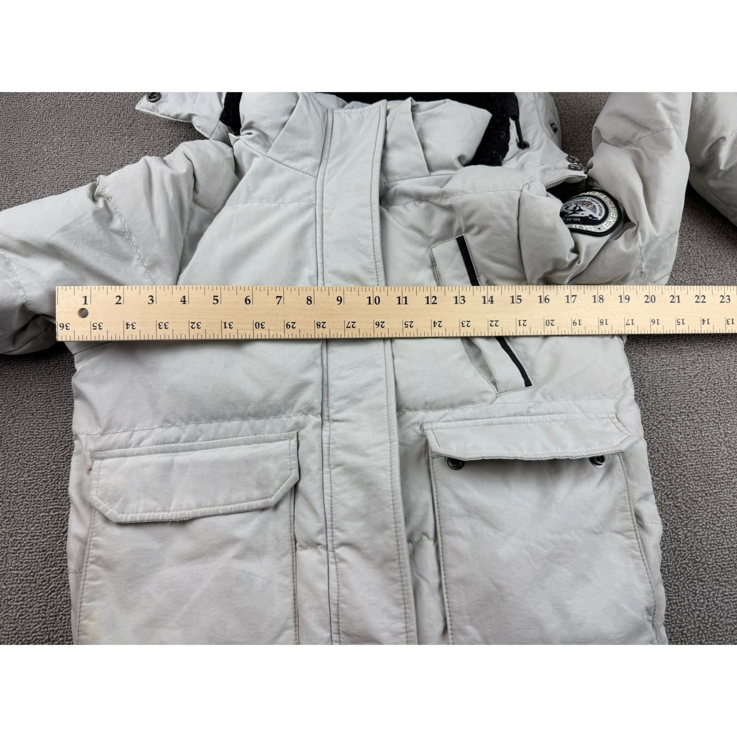 Superdry Everest Ella Bomber Jacket (W5000018A) Women US 8 Ice Grey