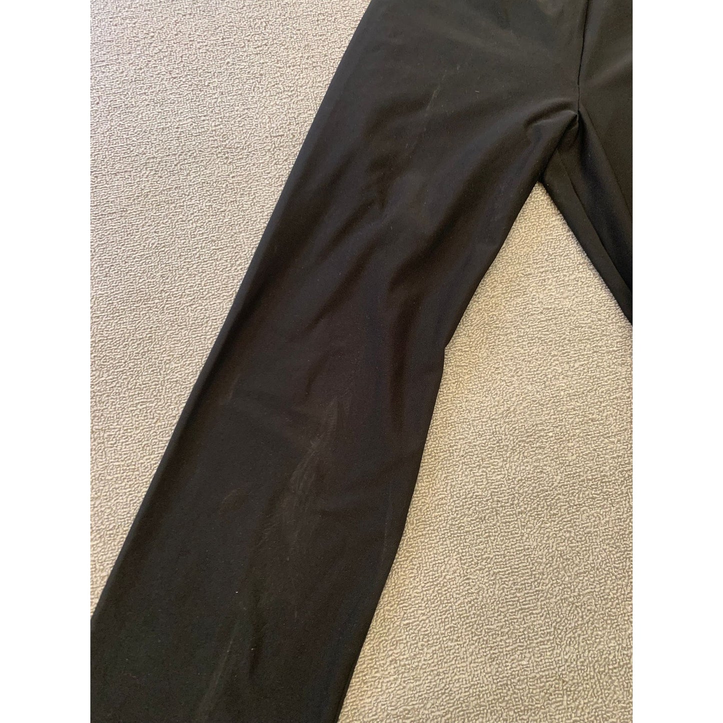 Vintage Nike Women Small Petite Black Straight Leg Pants Made in Taiwan 90's Y2K