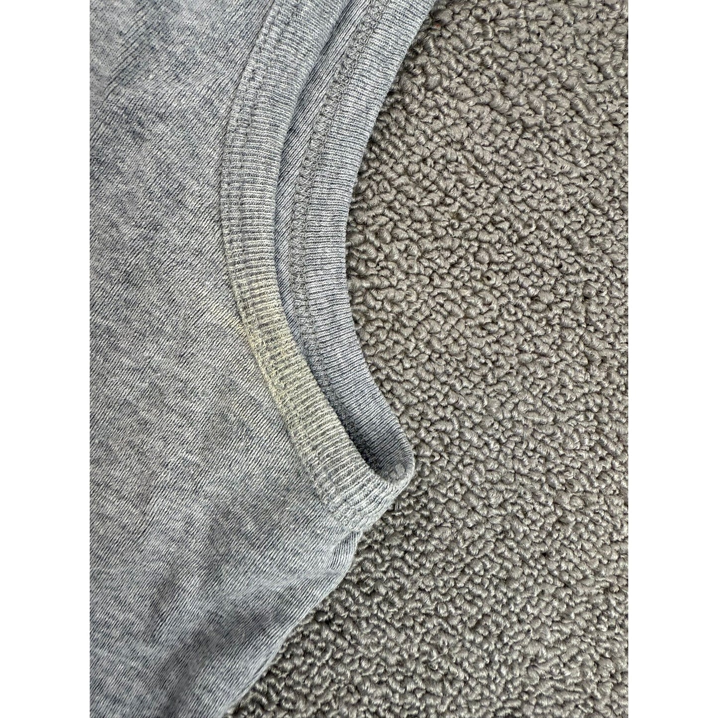 Vintage Y2K Champion Large Gray Athletic Tank Top Embroidered Logo Jordan Made