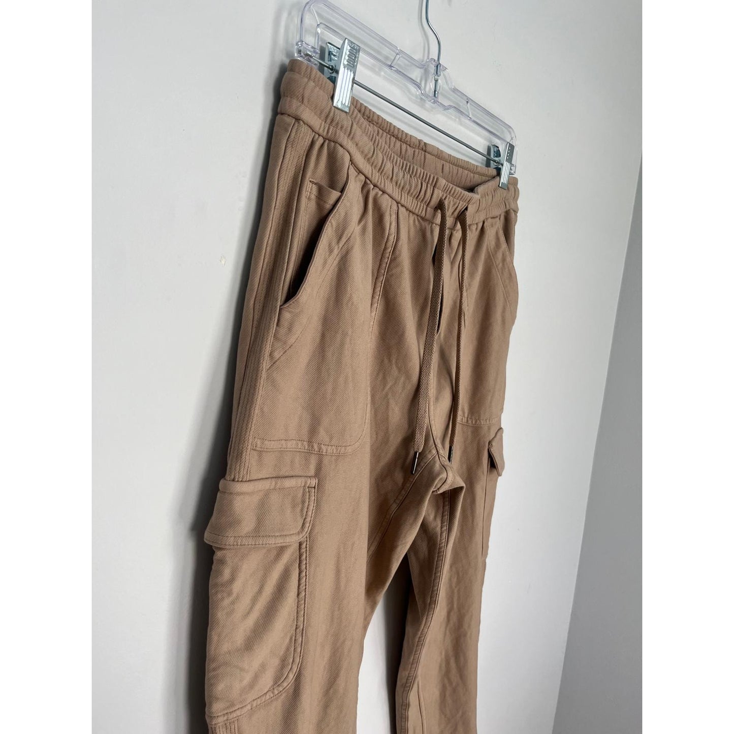 Athleta Farallon Cargo Crop Pants Women Size 4 Brown Stretch Utility