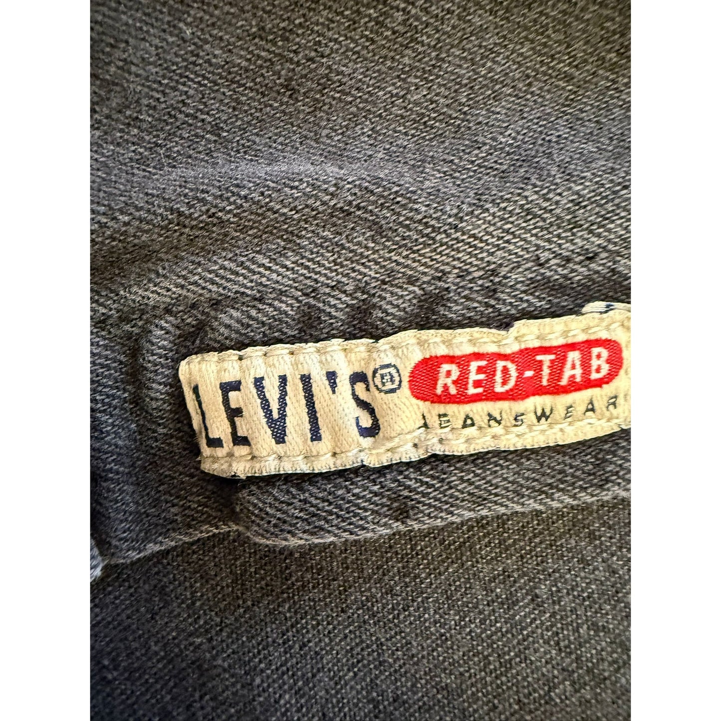 Levis Mens XXL Black Western Jean Snap Shirt Long Sleeve