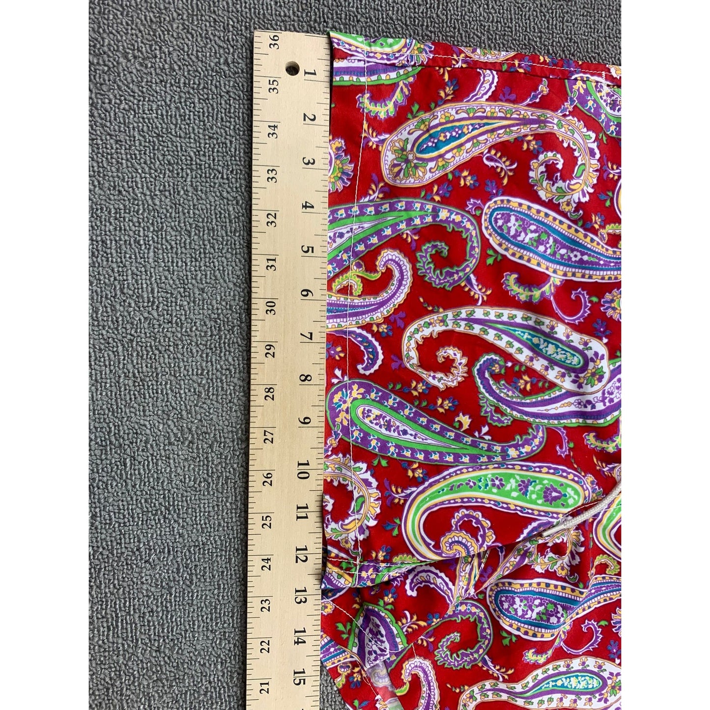 Polo Ralph Lauren Medium Island Board Shorts Paisley Swim Trunks Bathing Suit