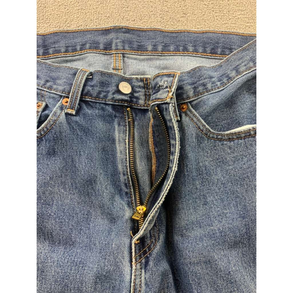 Levi's 505 Men's Jeans Size 35x30 Blue Denim Medium Wash Cotton Casual Straight