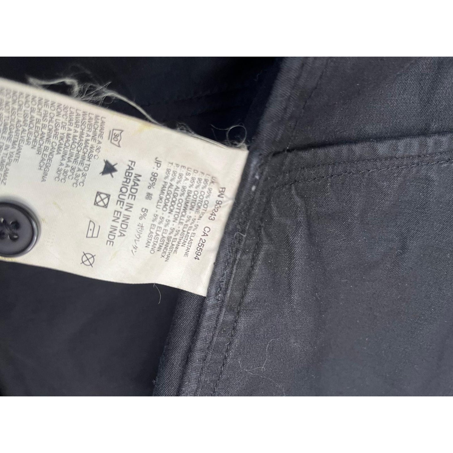 Diesel Utility Jacket Women S Black Casual Zip Front Cargo Style