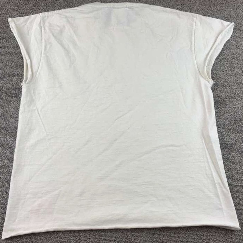 Disney Mickey Inc Theme Parks Tee Medium White Big Face 90s Vintage USA