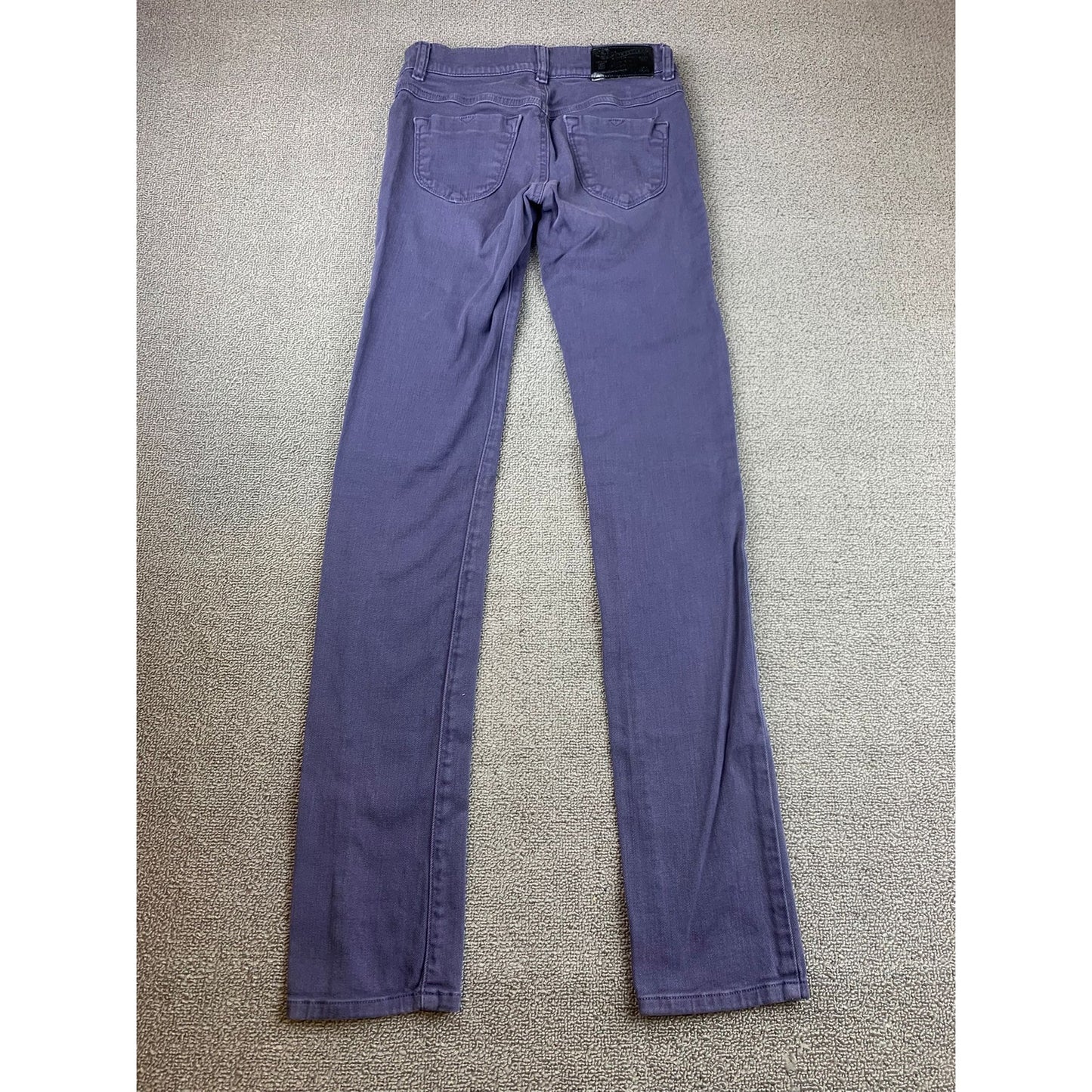 Diesel Livier Jegging Womens W25 Purple Super Slim Low Waist Stretch 0661V
