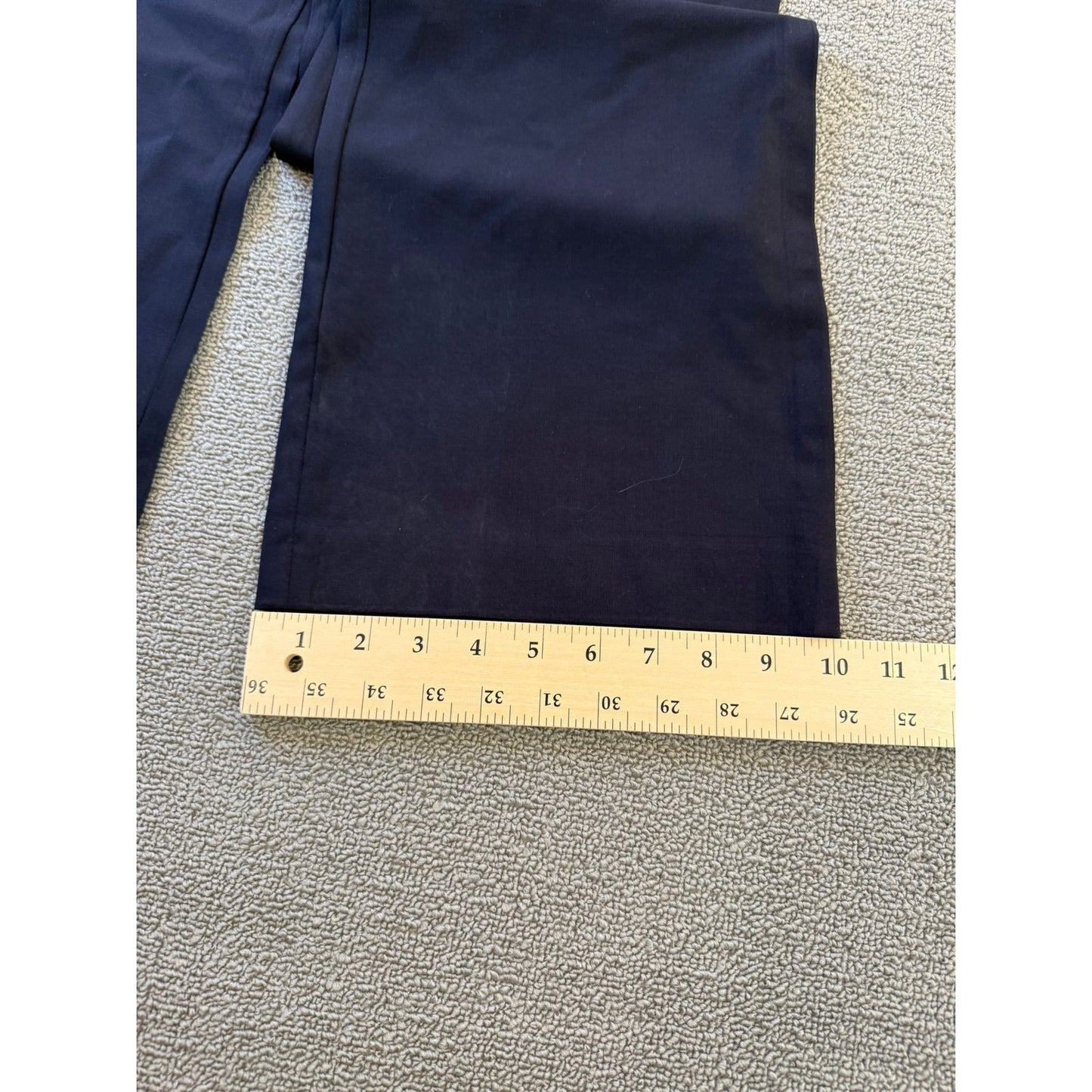 BOSS Hugo Boss Women's Dark Navy Wide Leg Pants US 10 Professional Style