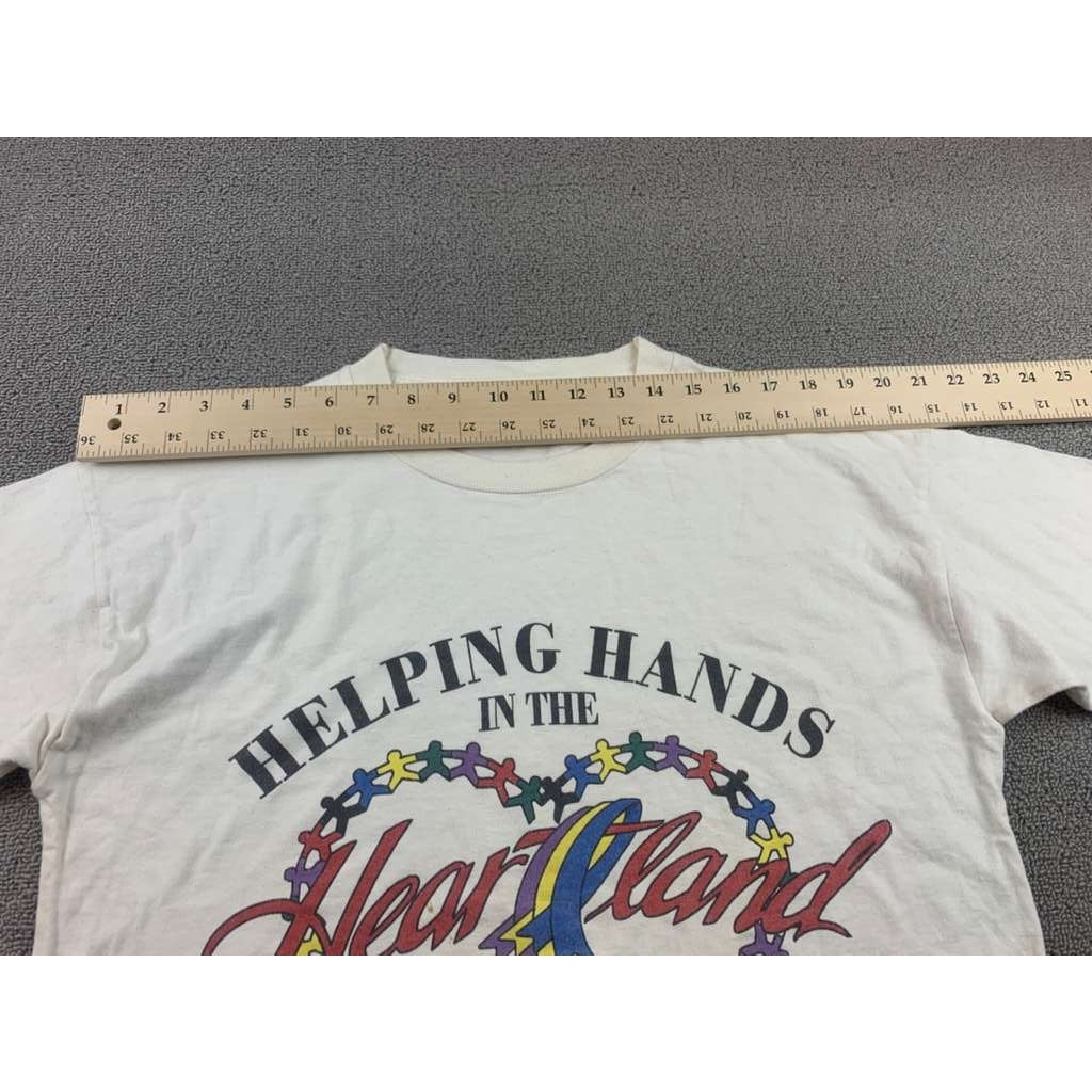 Fruit of the Loom Large TShirt 1995 Oklahoma City Helping Hands in the Heartland