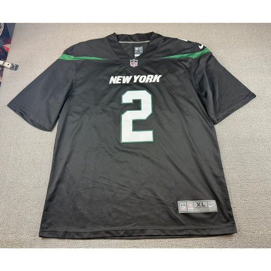 New York Jets Youth XL Jersey Black Sam Darnold #2 NFL Football Nike 2 Stitches