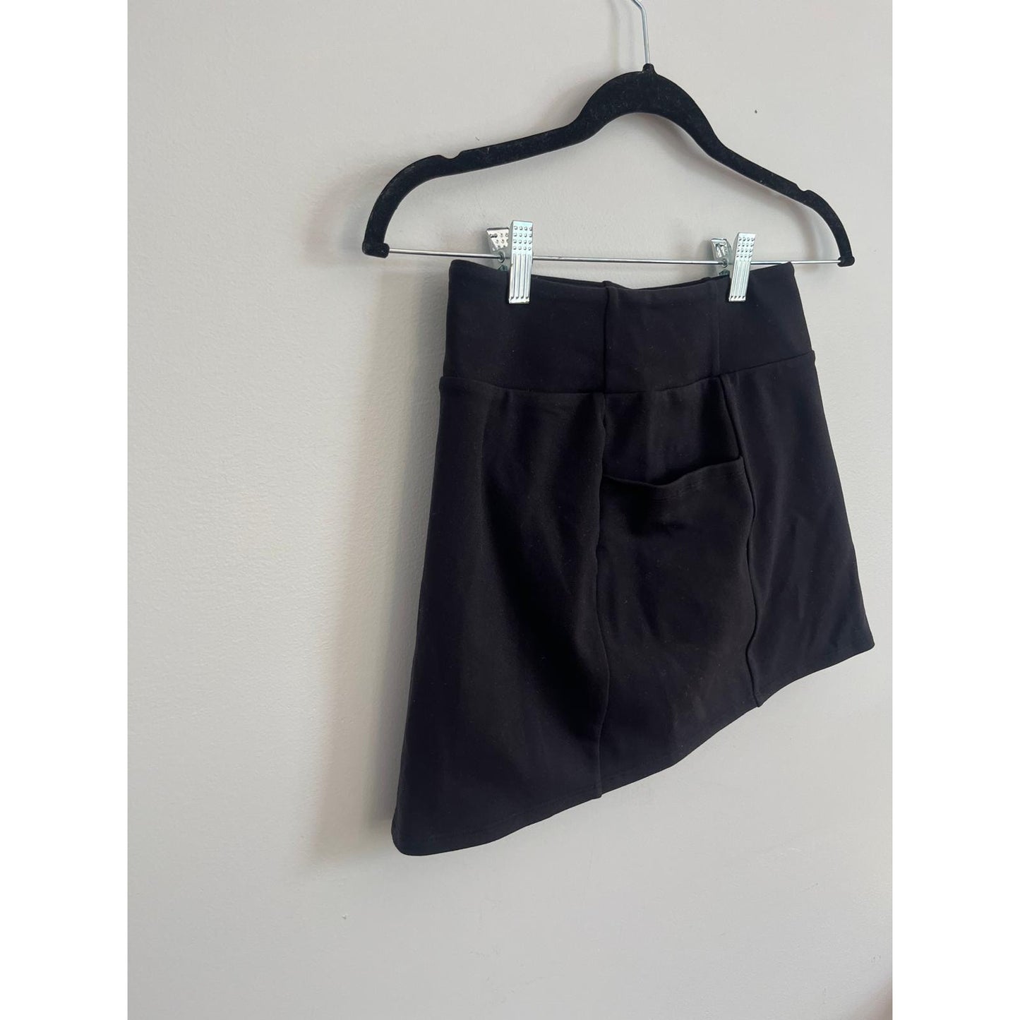 Alo Yoga Skirt Women XXS Black High Waist Pocket Stretch Mini