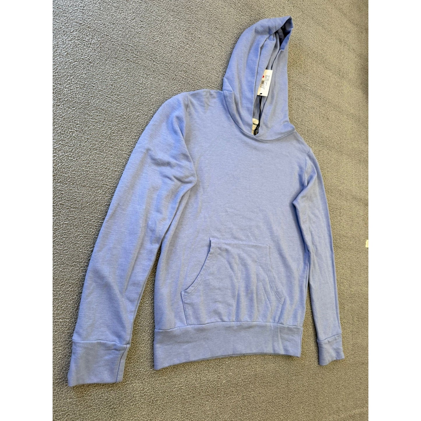 MONROW x Equinox Women's XS Lavender Hooded Sweatshirt Pullover Hoodie