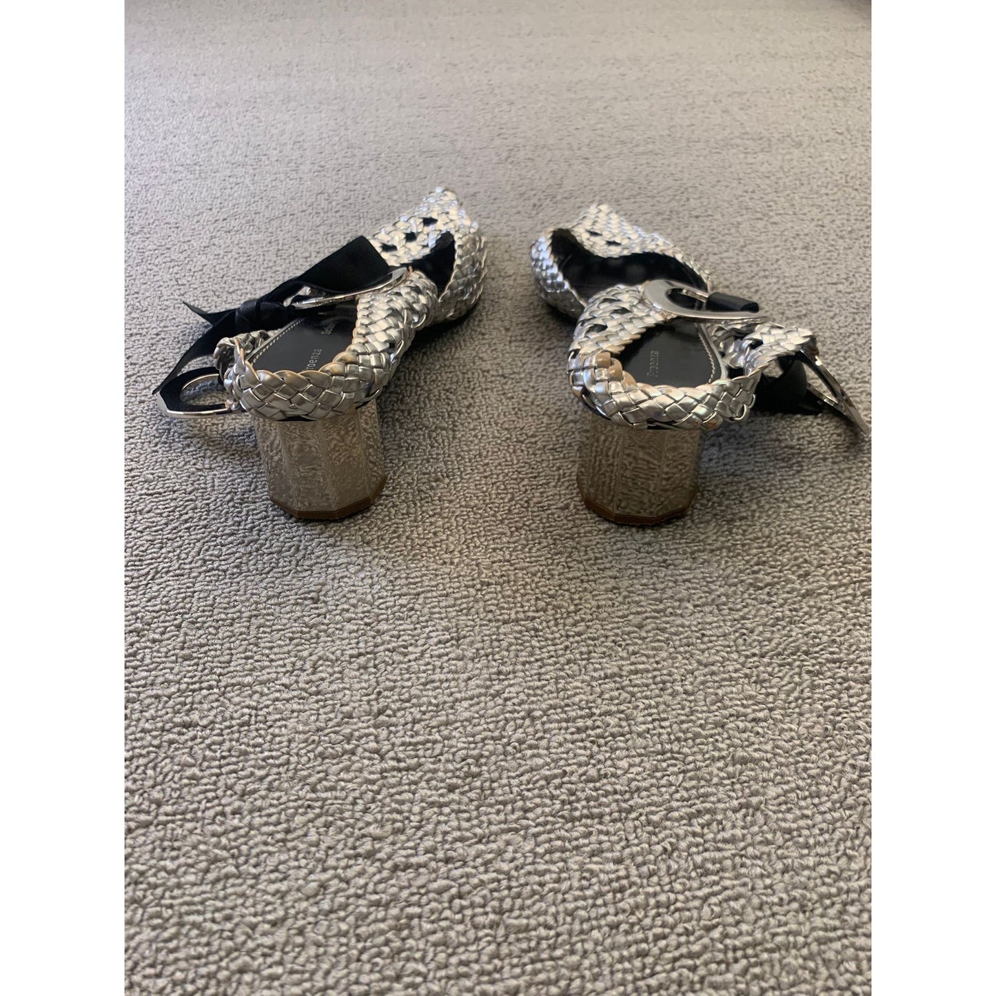 PROENZA SCHOULER Women 40.5 Silver Heel Shoes