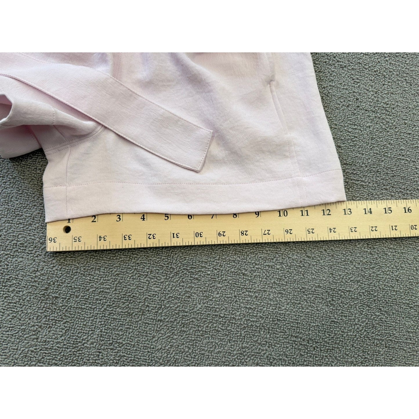 Aritzia Wilfred Women's Size 2 Pink Paper Bag Waist Shorts Belted Summer Casual