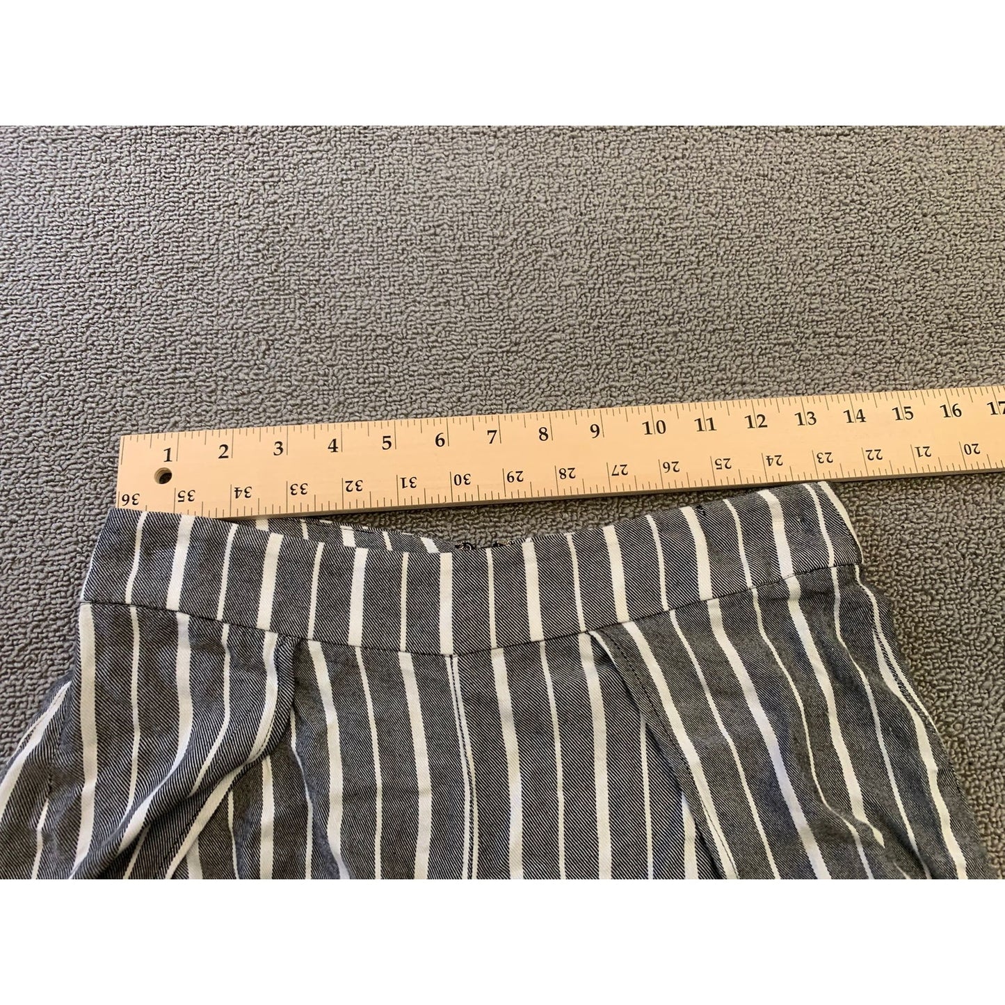 FREE PEOPLE All Weekend Long Women's 2 Black White Striped Split Hem
