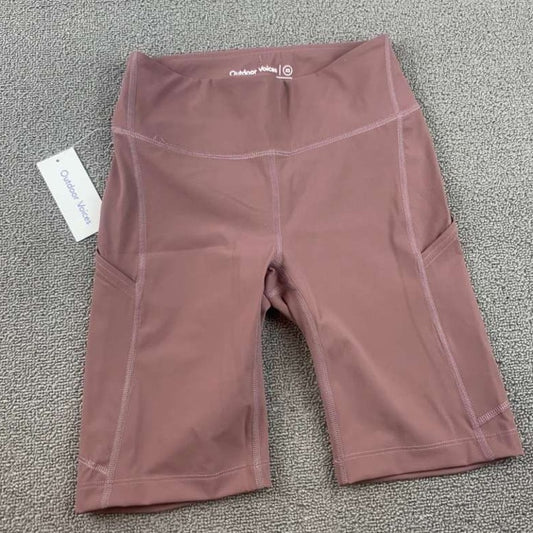 Outdoor Voices Women's Pink Biker Zoom 8" Short XS Deep Taupe Size XS NWT