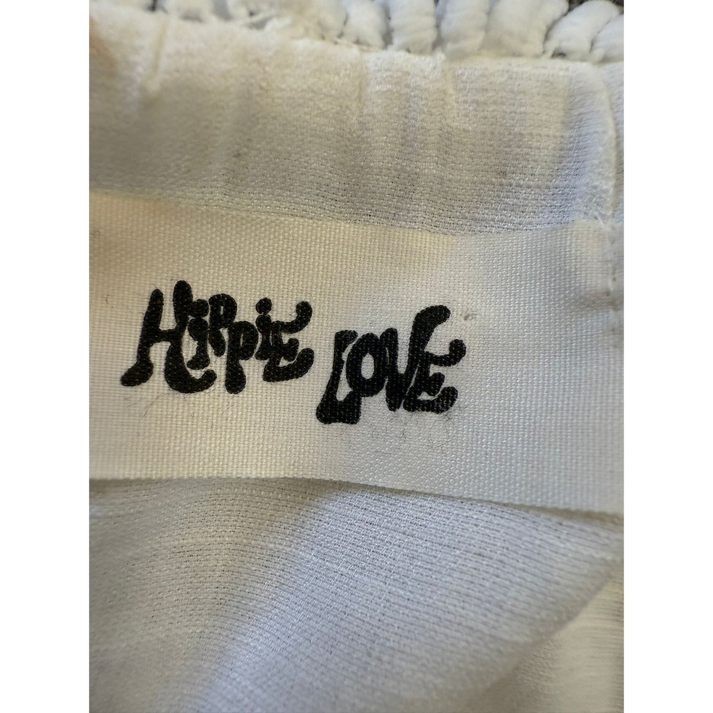 Hippie Love Women's One Size White Lace Ruffle Off-Shoulder Bohemian-Style