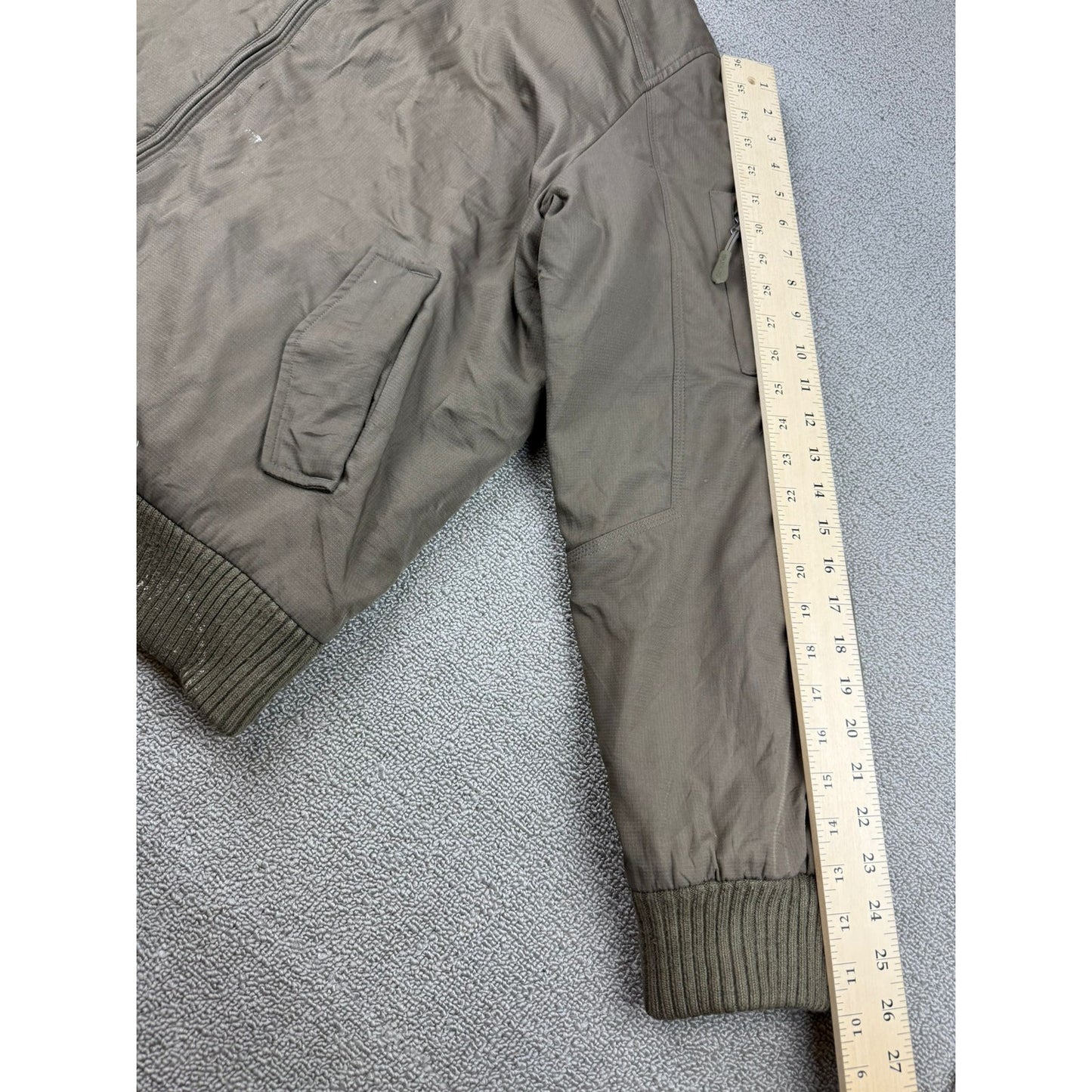 Calvin Klein Men's Size XL Olive Green Full-Zip Bomber Jacket