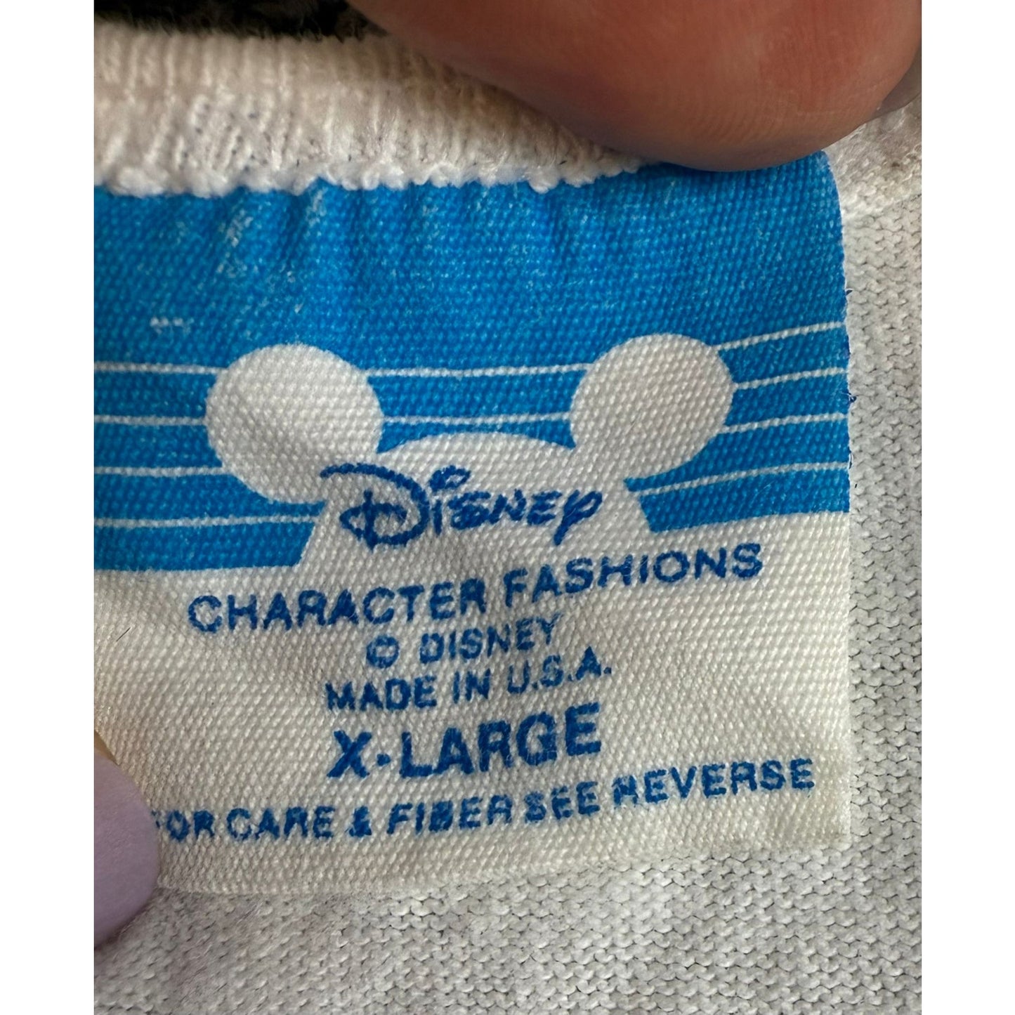 Disney Men's XL White EPCOT Center Tank Top Mickey Flags Graphic USA Made