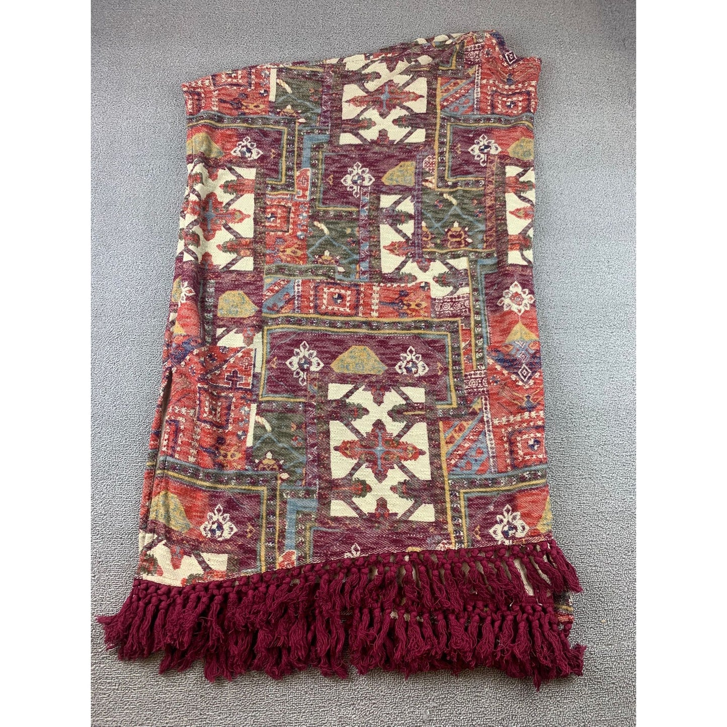 Ecote Urban Outfitters Duster Women's Small Blanket Kimono Boho Fringe Sweater