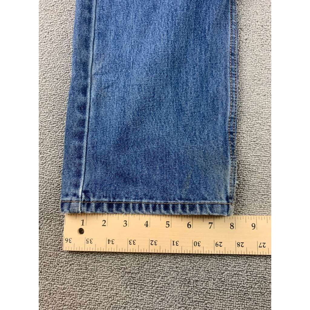 Levi's 505 Men's Jeans Size 35x30 Blue Denim Medium Wash Cotton Casual Straight