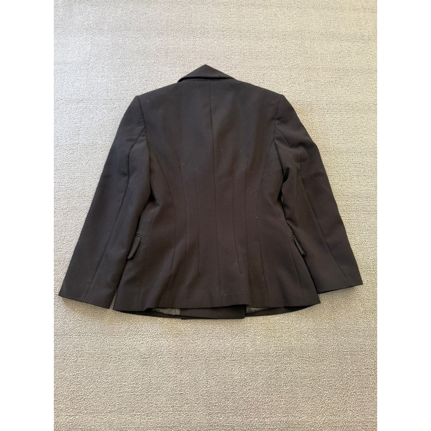 ZARA Women XS Black Double Breasted Blazer Black