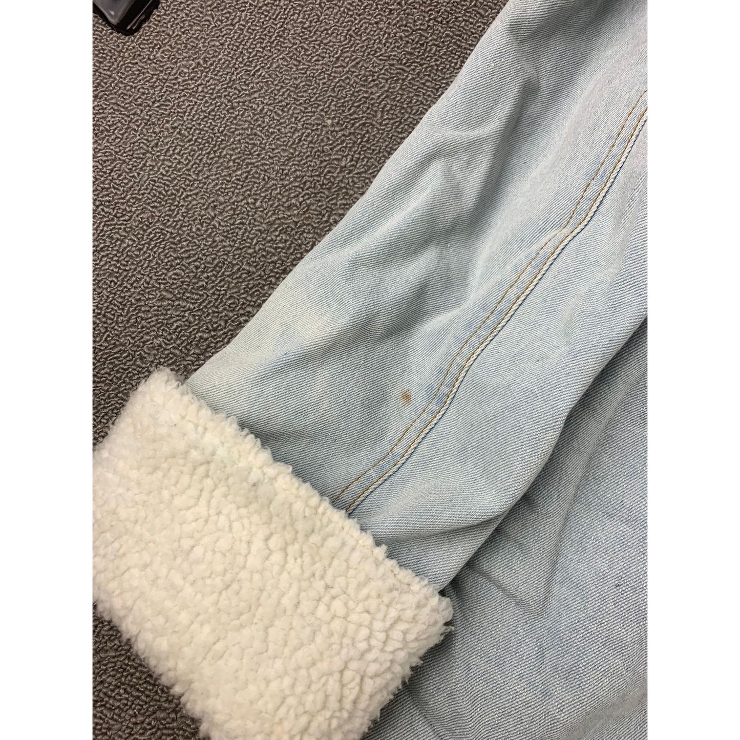 Ashley Vintage Charm Lined Denim Jean Jacket With Measurement Photos