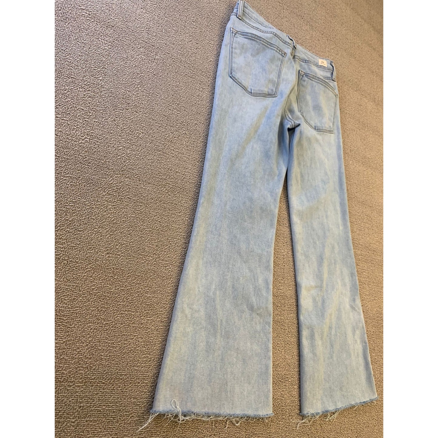 L.T.J. Letter to Juliet Denim Sicily Women's 27 Blue Jeans Raw Hem