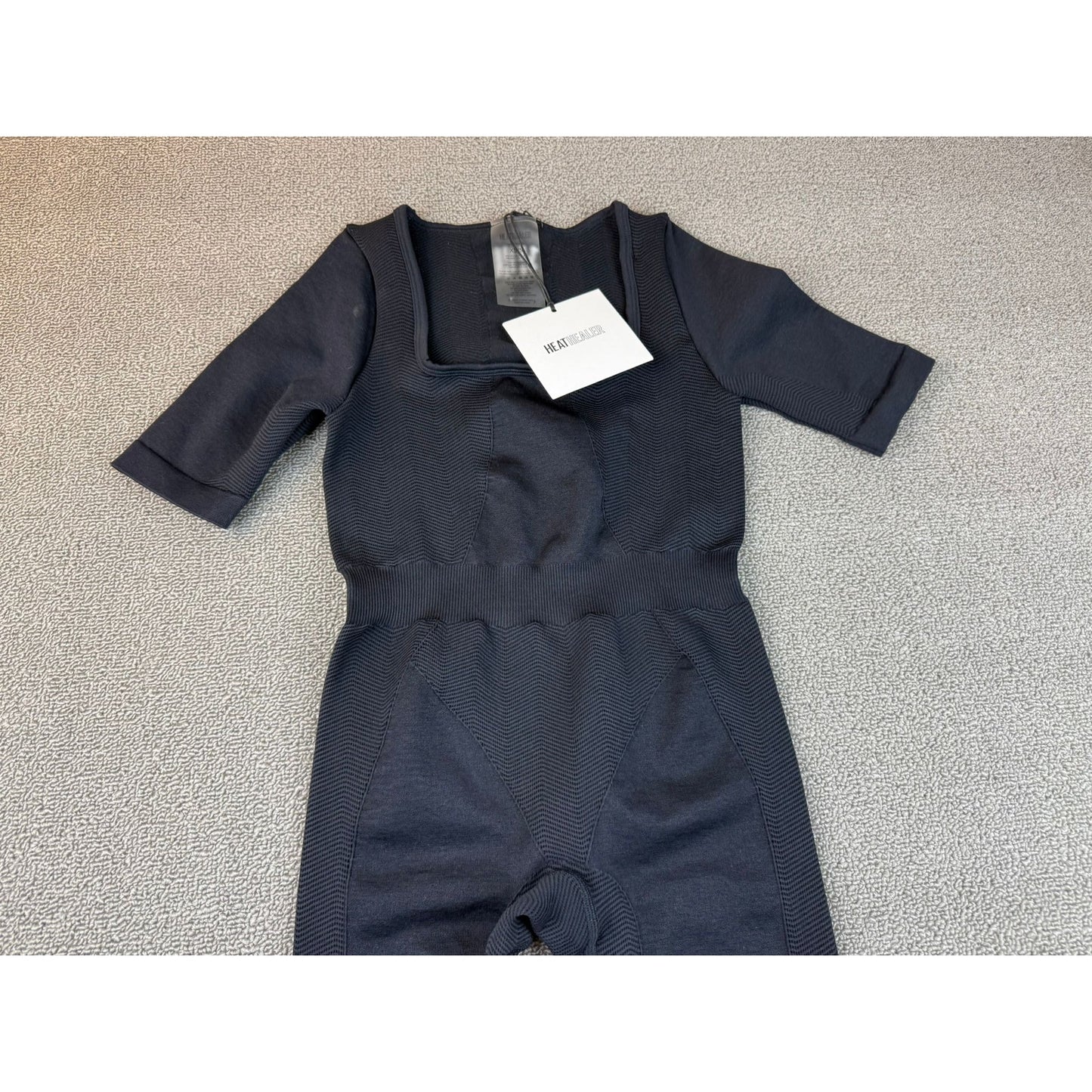 HeatHealer Women's XS/S Black Activated Lymphatic Onesie NWT