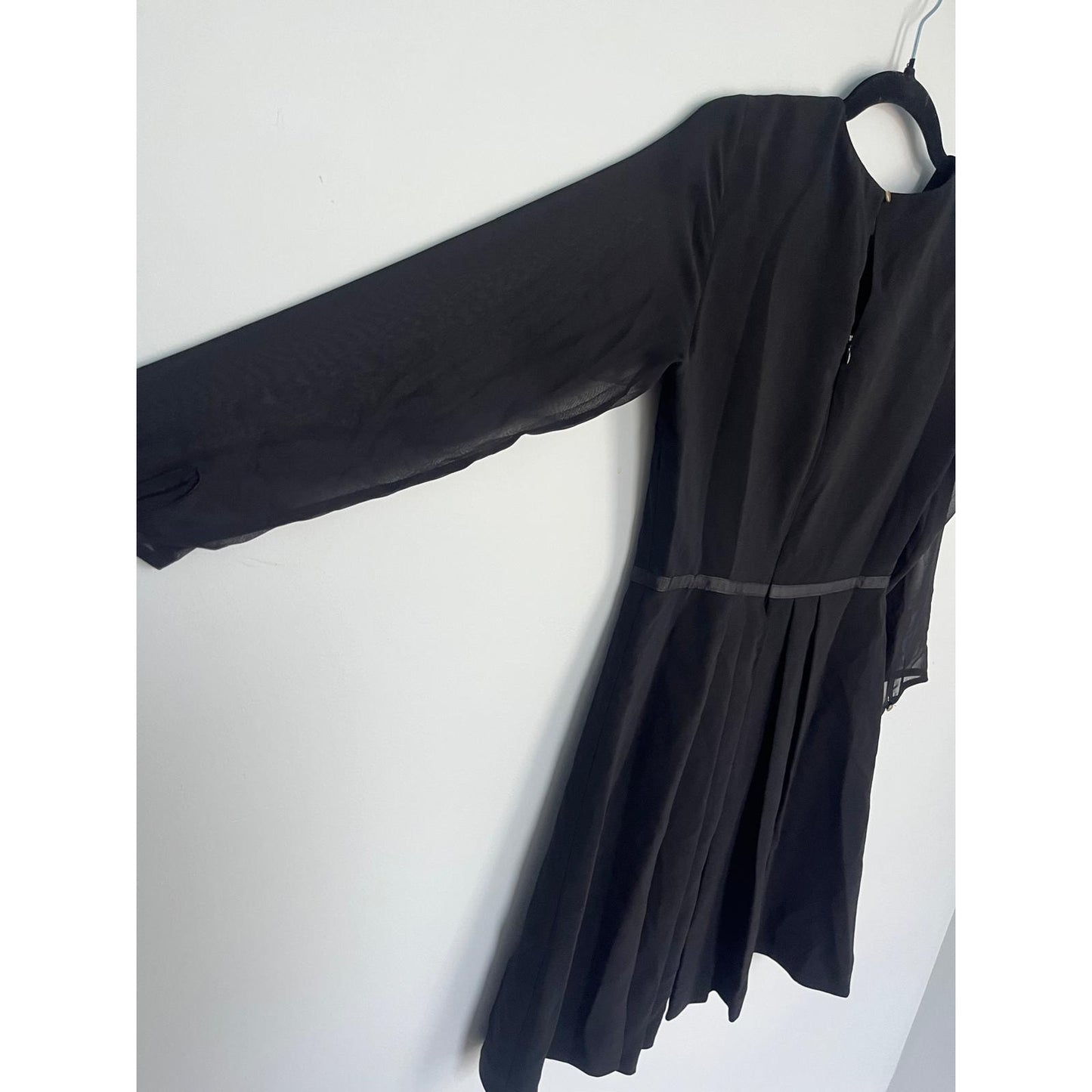 Maison Jules Black Bow Detail Mini Dress Women S NWT Retro Cocktail Holiday