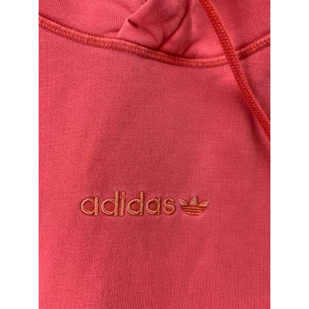 Adidas Originals Dyed Hoodie Men 2XL Coral Pullover Sweatshirt