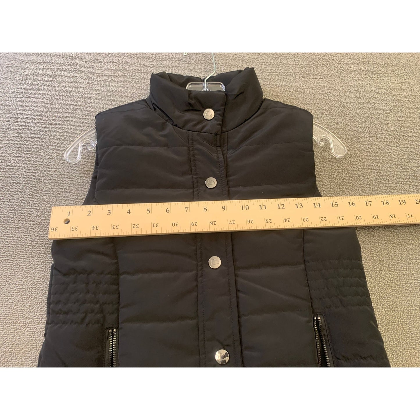 Mayoral Girls Size 12 Black Reversible Puffer Vest Outerwear