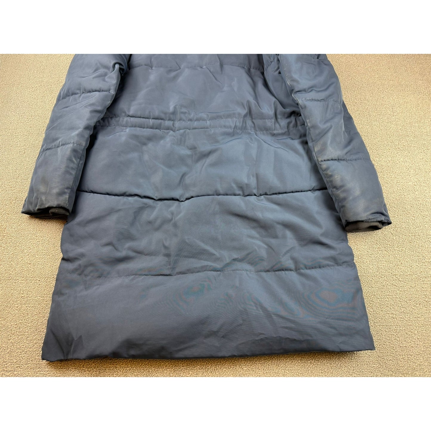Everlane Women's XS Navy Blue ReNew Long Puffer Jacket